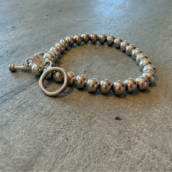 Silpada Silver Beaded Bracelet with Toggle Clasp - Picture 2 of 16